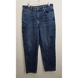 American Eagle Jeans Women's Regular Size 14 Mom Jean Stretch 27.5" Inch Inseam
